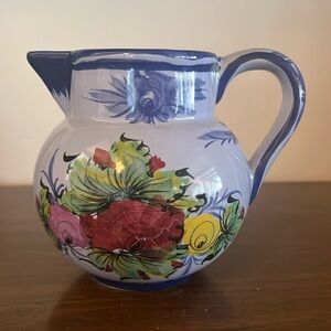 Vintage ceramic pitcher Portugal